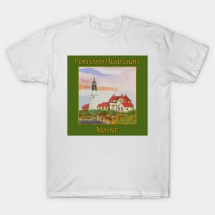 Portland Head Lighthouse, Cape Elizabeth, Maine T-Shirt